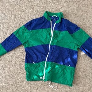 Tory Sport Green and Blue wind jacket xs